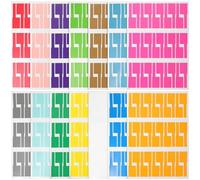 14 Sheets A4 Colour Self Adhesive Labels Sheets Synthetic Paper