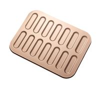 14 Slots Finger Cookie Press Carbon Steel Bread Stick Lady Finger Making Mold Biscuit Stick Baking Tray
