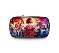 (14) Spacious Oxford Material Stranger Things Pencil Case For Students Universal Gender Design