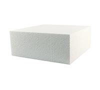 14" Square Cake Dummy Straight Edge 5" High