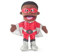 14" Superhero, Black Boy, Hand Puppet