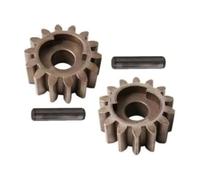 14 Teeth R+L Drive Pinion Set, Drive Sprocket and Drive Pin, Lawn Mower Accessories, Metal Materials, for Lawnmowers, Compatible with Brast Daye/for Güde/for Einhell/for Hecht/for Rotenbach