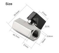 14 Threaded Ball Valve Switch Air Compressor 143939 Pack Metal Threaded Ball Features Regulate and Control air Designed for Long Lasting use with Proper Durability and consistent (A)