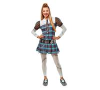 (14 UK - 16 UK, Blue/White/Black) Monster High Womens/Ladies Frankie Stein Costume