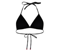 (14 UK, Black) Hugo Boss Womens/Ladies Pure Triangle Bikini Top