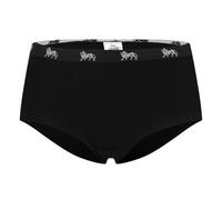 (14 UK, Black) Lonsdale Womens/Ladies Logo Cotton Briefs
