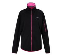 (14 UK, Black/Pink Potion) Regatta Womens/Ladies Ravenhill Full Zip Fleece Top