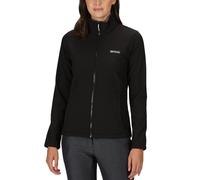 (14 UK, Black) Regatta Womens Connie V Stretch Soft Shell Outdoor Walking Jacket - Black
