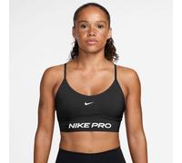 (14 UK, Black/White) Nike Womens/Ladies Pro Padded Seamless Sports Bra