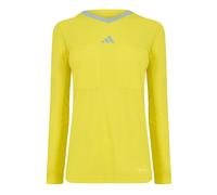 (14 UK, Bright Yellow) Adidas Womens/Ladies 22 Long-Sleeved Referee Jersey