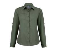(14 UK, Dark Cedar Green) Craghoppers Womens/Ladies Kiwi Long-Sleeved Shirt