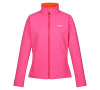 Regatta Womens/Ladies Connie V Softshell Walking Jacket - Flamingo Pink/Satsuma - 14 UK - Flamingo Pink/Satsuma