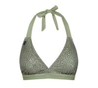 (14 UK, Green Fields) Regatta Womens/Ladies Flavia Leopard Print Bikini Top