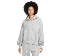 (14 UK, Grey Heather/White) Nike Womens/Ladies Phoenix Fleece Pull Over Oversized Hoodie