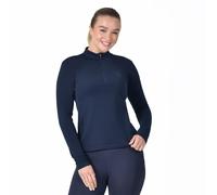 (14 UK, Navy) Dublin Womens/Ladies Brushed Long-Sleeved Base Layer Top