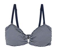 Regatta Womens/Ladies Aceana III Seeksucker Bikini Top - Navy/White - 14 UK - Navy/White - 85% Polyester/15% Elastane