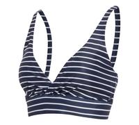 (14 UK, Navy/White) Regatta Womens/Ladies Paloma Stripe Textured Bikini Top