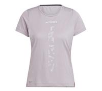 (14 UK, Preloved Fig) Adidas Womens/Ladies Terrex Agravic Trail Regular T-Shirt