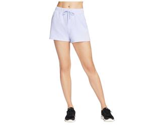 (14 UK R, Lavender Purple/Pinky Purple) Skechers Womens/Ladies Plain Shorts