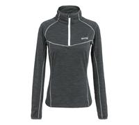 (14 UK, Seal Grey) Regatta Womens/Ladies Yonder II Half Zip Fleece Top
