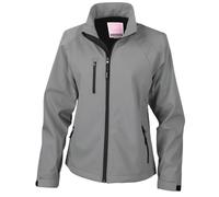 (14 UK, Silver) Result Womens/Ladies Soft Shell Jacket