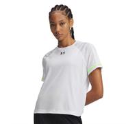 (14 UK, White/Black) Under Armour Womens/Ladies Logo Boxy T-Shirt