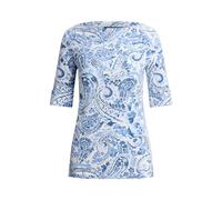 (14 UK, White/Blue) Ralph Lauren Womens/Ladies Floral T-Shirt