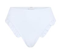 (14 UK, White) Brave Soul Womens/Ladies Frill High Waist Bikini Bottoms