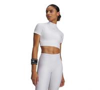 (14 UK, White) Under Armour Womens/Ladies HeatGear Crop Top