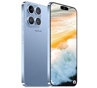 14 Ultra Unlocked Cell Phone,Long Battery Life 6.82" HD Screen Unlocked Phones,12+512GB Android 14 Smartphone with 128G Memory Card, Dual SIM/Fingerprint Lock/Face ID/GPS (Blue, 12+512G)