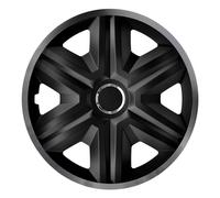 14" Wheel Covers Hubcaps ABS 4 PCS Weather Resistant Graphite Easy Assembly UK