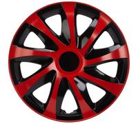 14'' Wheel Trims Covers Hub Caps 4pcs Universal 14 inch Red Black Very Resistant