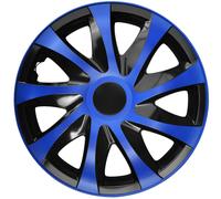14'' Wheel Trims Covers Hub Caps 4pcs Universal 14inch Blue Black Very Resistant