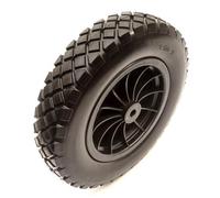 14'' Wheelbarrow Wheel 3.50-8 Solid PU Wheel & Tyre Flat Free Tyre 75mm Hub For Barrow 35mm & 16mm Bore Maximum Load 120 kg