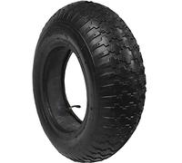 14" Wheelbarrow Wheel Tyre and Inner Tube (3.50-8, 35PSi) TR87 Bent Valve 14 inch Replacement Tyre & Innertube for Wheelbarrow, Sack Truck, Cart or Trolley Wheel 350x8 3.50x8 Tire and Innertube