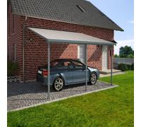 14 x 10 Feria Aluminium Patio Cover Grey Clear