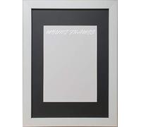 14" X 11" for 11" X 9" Picture White Frame Black Mount (White Frame Black Mount, 14X11" for 11X9" Picture)