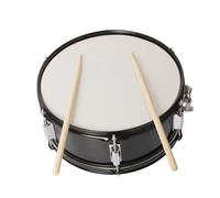 14 x 5.5 Inch Professional Marching Snare Drum with 8 Lugs Includes Drumsticks Strap and Tuning Wrench for Student Band Black