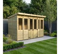 14 X 6 Pent Summer House - Diy Sheds
