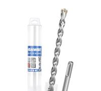 14 x 800 mm SDS Plus Drill, Concrete Drill with 4 Blades, Professional Hammer Drill Bit for Concrete, Masonry, Stone, Brick - Ideal for Reinforced Concrete and Hammer Drills