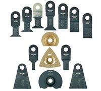 14 x TopsTools WXK14 Mix Blades Compatible with Worx Sonicrafter, Worx 250W, Erbauer Multitool Multi Tool Accessories