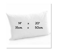 (14"x20") Rectangle/Oblong Hollow Fibre Plump Scatter Pillows Cushions -Double Stitched Edges-Inners Inserts Fillers Pads for Sofa Bed Chair & Couch in 5 sizes