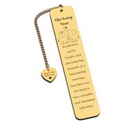 14 Year Anniversary Ivory Gifts for Him Her Bookmark Ivory Gifts for 14th Anniversary Wedding Gift for Husband Wife Women Men Valentines Anniversary Romantic I Love You Gift for Couple