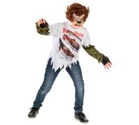 (14 years (150-157 cm)) Werewolf Costume for Children - Deluxe