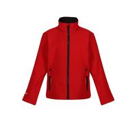 Regatta Kids Ablaze 2 Layer Soft Shell Jacket - Classic Red/Black - 14 Years - Classic Red/Black - 100% Mixed