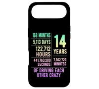 14 Years Married Funny 14th Wedding Anniversary Case for iPhone Air