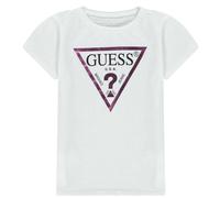 (14 Years, White) Guess Girls Core Logo T-Shirt