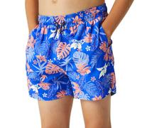 (14 Yrs, Blue Hawaiian) Regatta Kids Boys Skander III Elasticated Swim Swimming Shorts