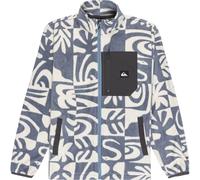 (14 Yrs, China Blue Desert Checker) Quiksilver Kids Ice Fields Full Zip Fleece