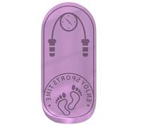 140 * 60 * 1.2Cm Skipping Rope Floor Mat Professional Non-Slip Yoga Silent Indoor Dancing Shock Absorption Soundproof(Purple skipping rope 1)